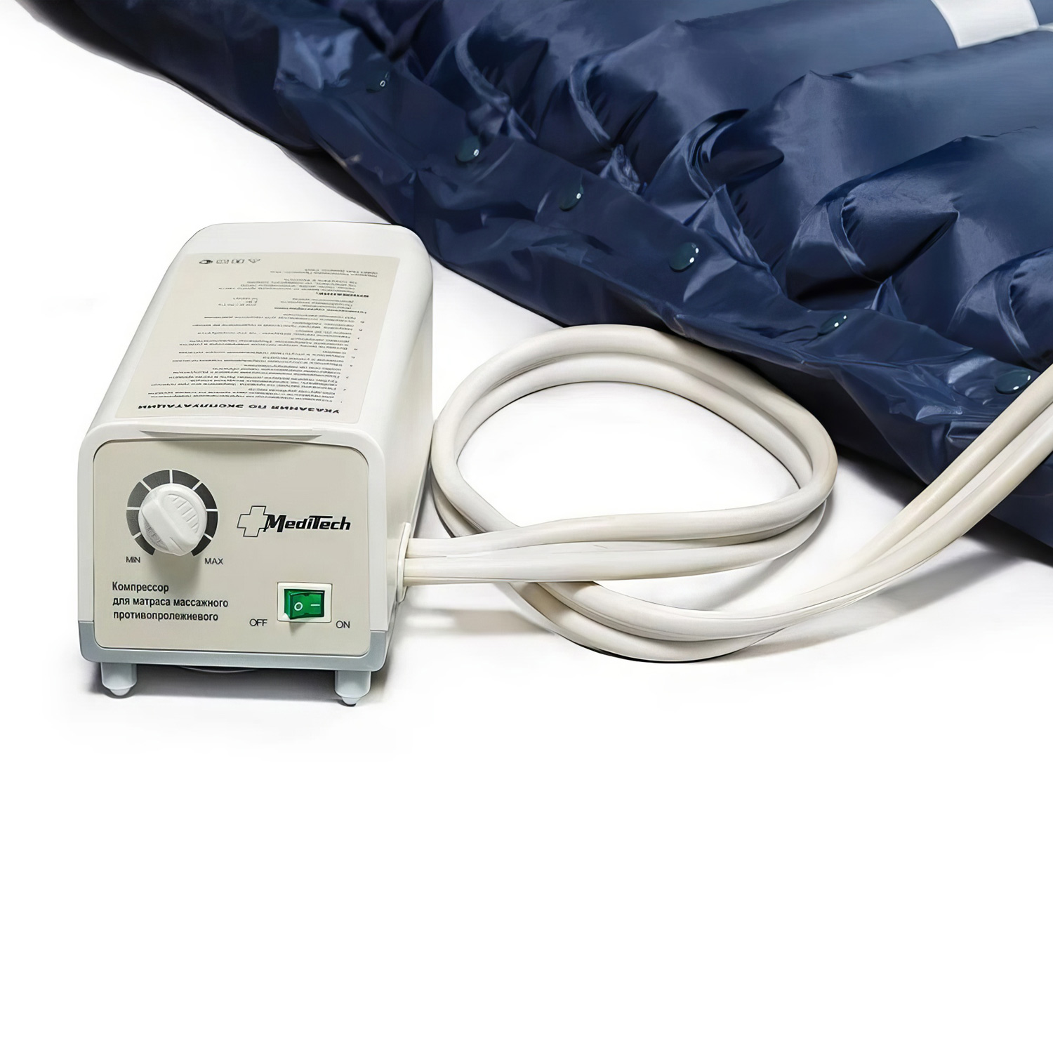 Матрас противопролежневый трубчатый MEDITECH MТ-302 с компрессором и перфорацией, до 130 кг - 1